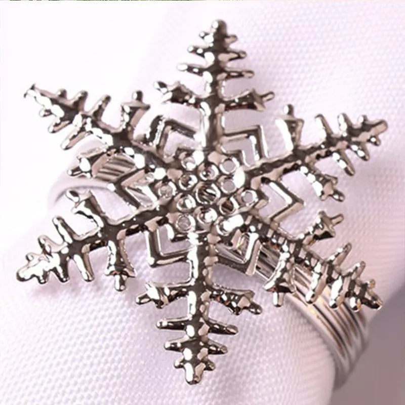 Snowflake Christmas Napkin Rings