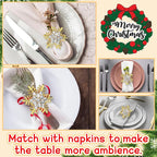 Snowflake Christmas Napkin Rings