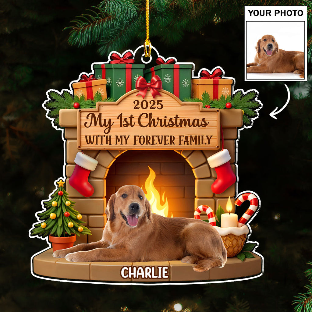 My Forever Home Photo - Personalized Custom Acrylic Ornament