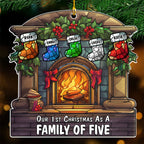 As A Family Of - Personalized Custom Acrylic Ornament