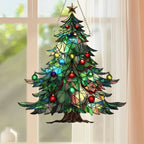 Colorful Christmas Tree Suncatcher