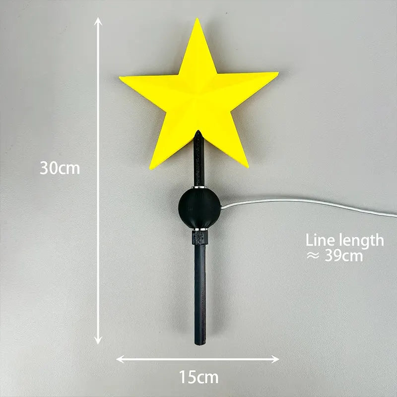 3D Printed Rotating Tree Star