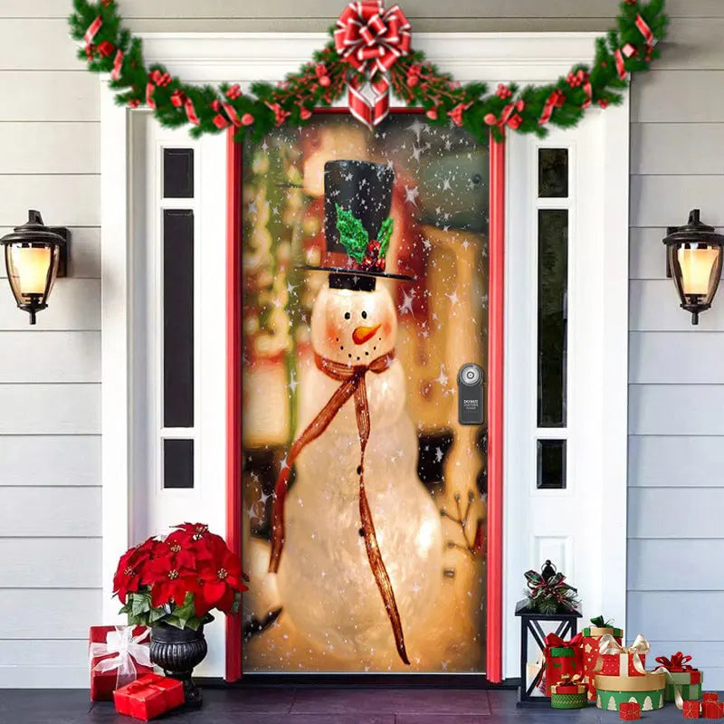 Halloween Christmas Fabric Door Wrap
