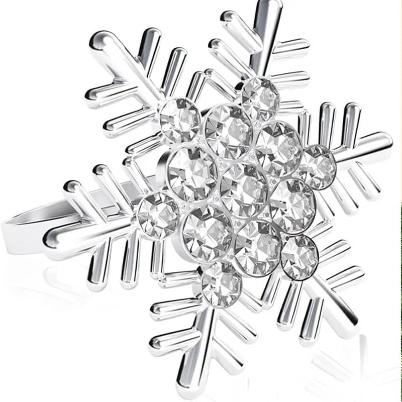 Snowflake Christmas Napkin Rings