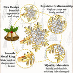 Snowflake Christmas Napkin Rings