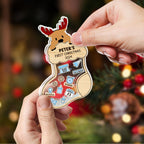 First Christmas Of Baby - Personalized Custom Acrylic Shaker Ornament