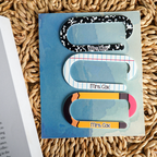 Personalized Teacher Name With Classroom Theme Pattern Paperclip Bookmark, Bookmark Gift For Teacher, Gift For Book Lovers