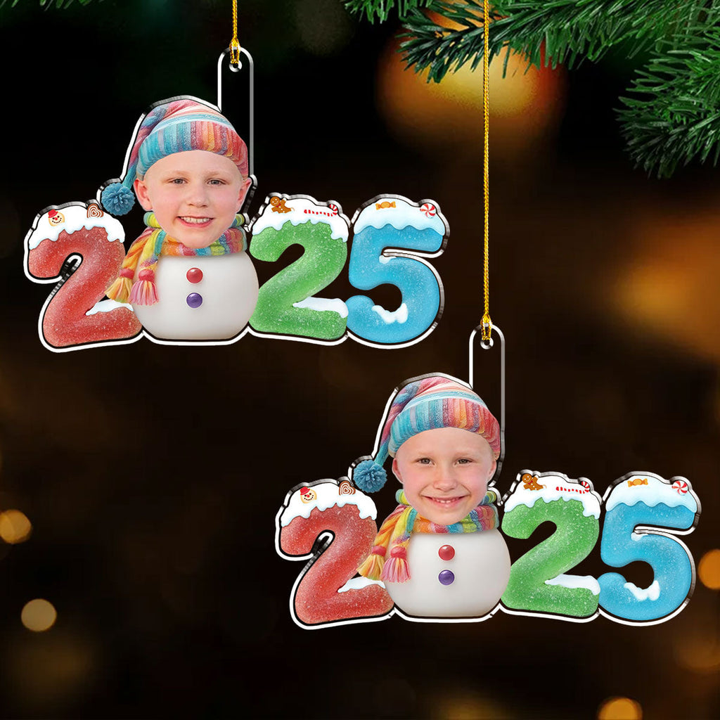 Baby First Christmas 2025 Ver 2 - Personalized Custom Acrylic Ornament