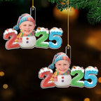Baby First Christmas 2025 Ver 2 - Personalized Custom Acrylic Ornament