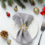 Snowflake Christmas Napkin Rings