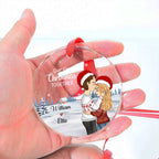 Our First Christmas - Personalized Custom Glass Ornament