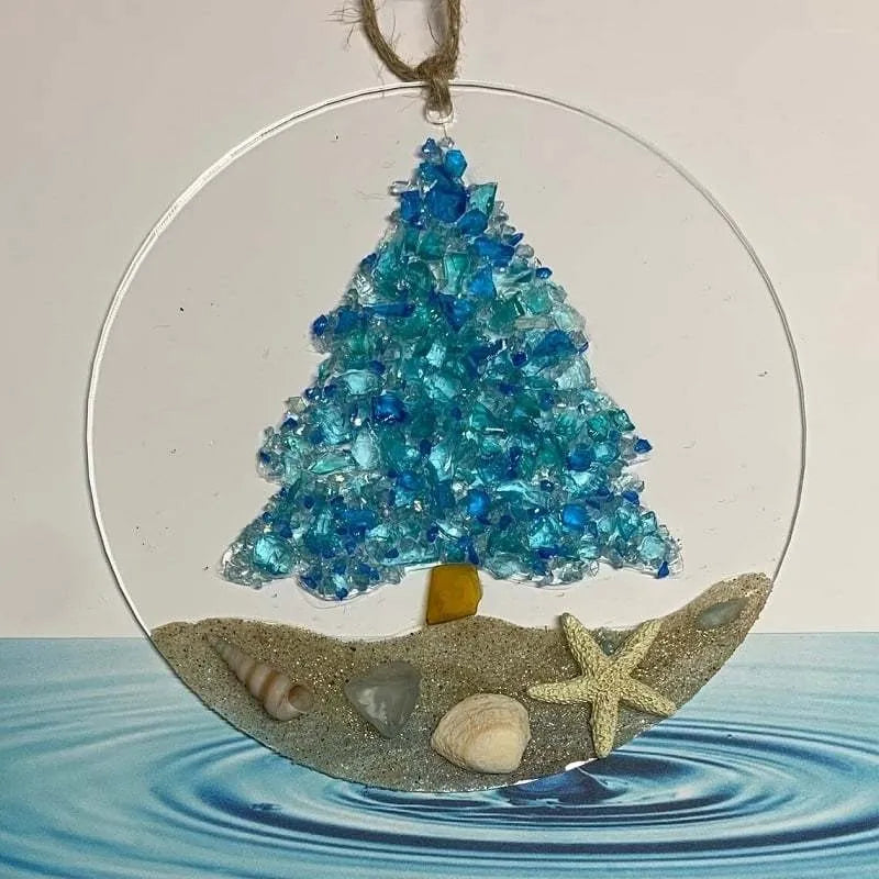 Beach-Inspired Christmas Tree Ornament