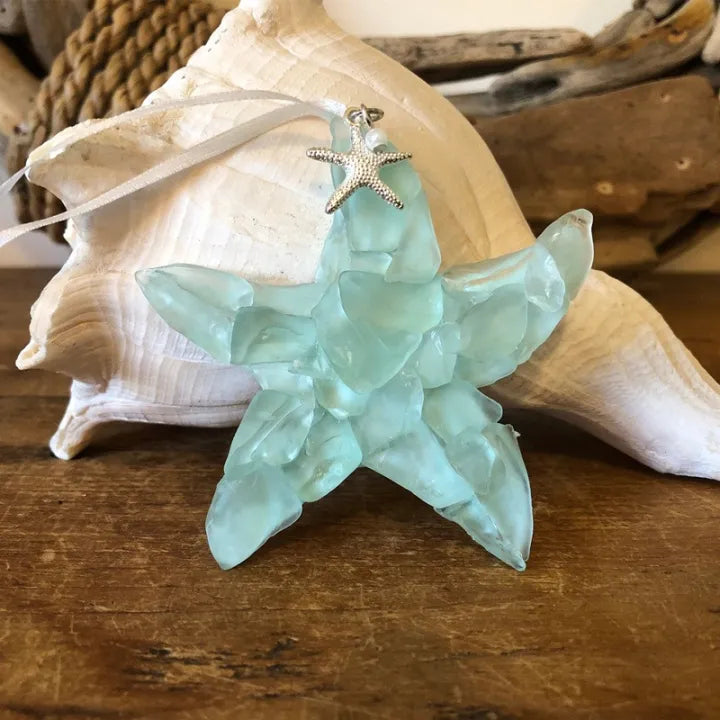 Beach Sea Glass Ornament
