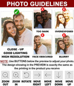 First Christmas Couple Photo - Personalized Custom Acrylic Ornament