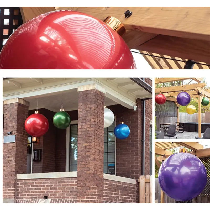 Giant Inflatable Christmas Ornament Ball