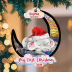 My First Christmas - Personalized Custom Suncatcher Ornament