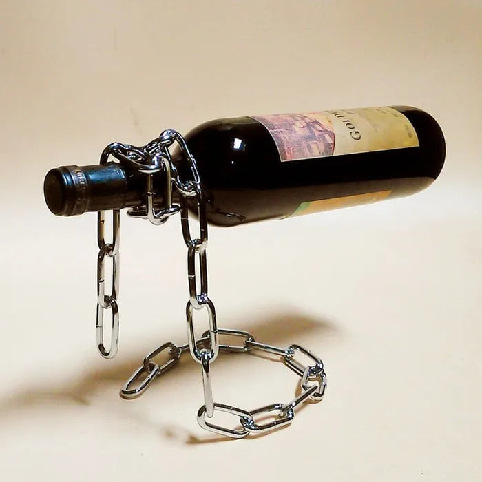 Floating Chain Wine Bottle Holder