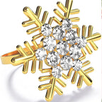 Snowflake Christmas Napkin Rings