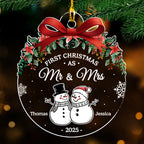 First Christmas As - Personalized Custom Acrylic Ornament