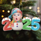 Baby First Christmas 2025 - Personalized Custom Acrylic Ornament