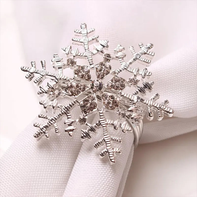 Snowflake Christmas Napkin Rings