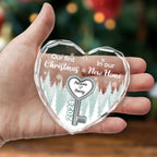 Our First Christmas In Our New Home - Personalized Custom Glass Ornament