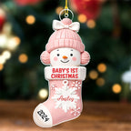 First Christmas - Personalized Custom Acrylic Ornament