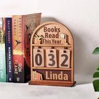 Personalized Books Read This Year Counter Mini Plaque With Flat Base, Gift for Readers, Book Lovers Gift, Bookshelf Decor