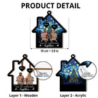 Our 1st Christmas Together - Personalized Custom Suncatcher Ornament