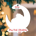 My First Christmas - Personalized Custom Suncatcher Ornament