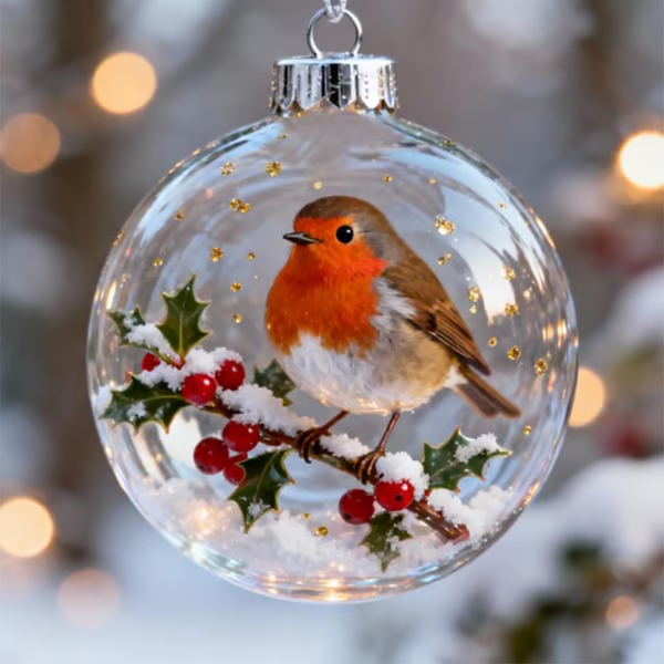 🔥🐦2026 Cute Birds Christmas Bauble Collection