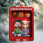 Couple First Christmas Kit - Personalized Custom Acrylic Ornament