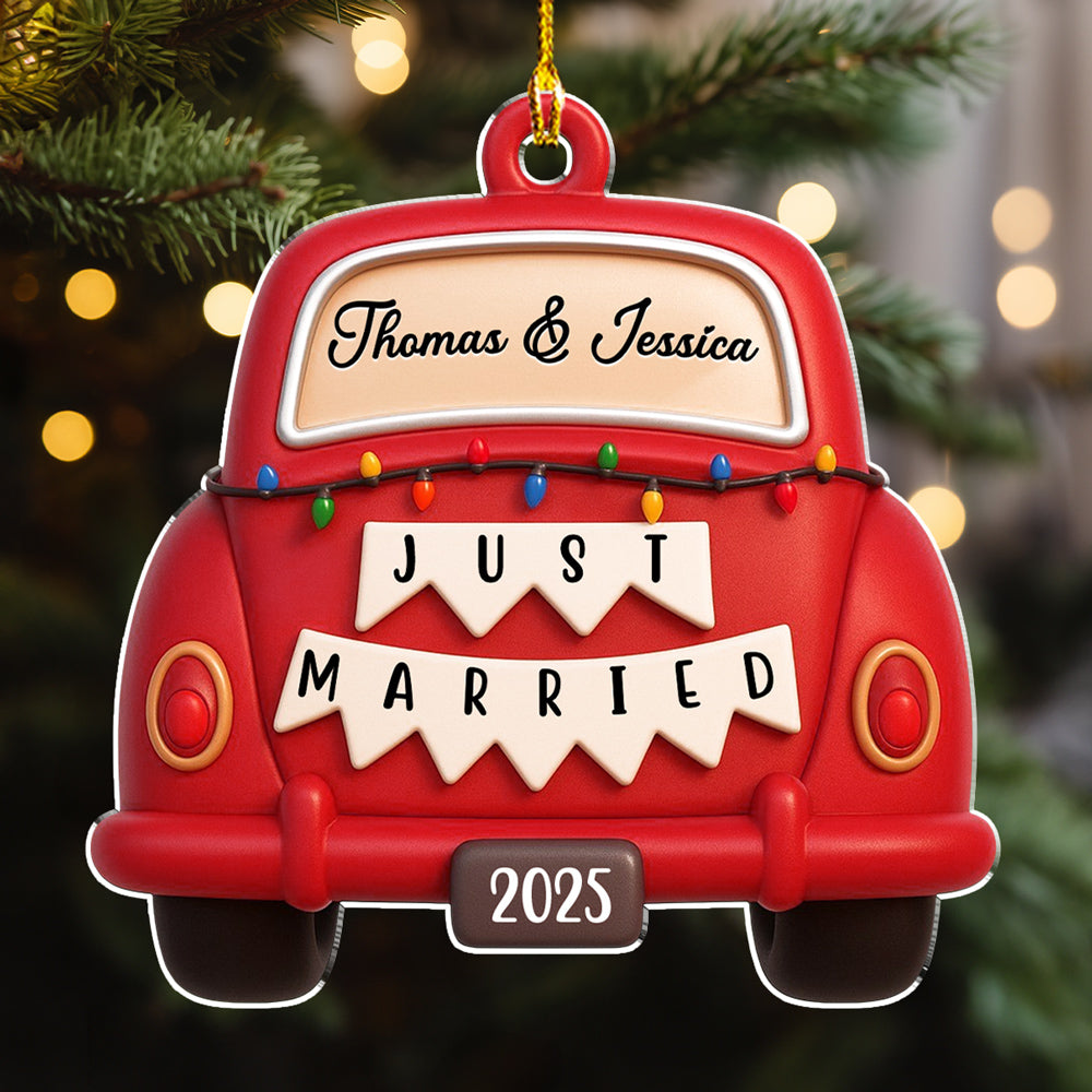 Marry Me - Personalized Custom Acrylic Ornament