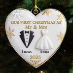 The Year I Belong To You - Personalized Custom 3D Effect Acrylic Ornament