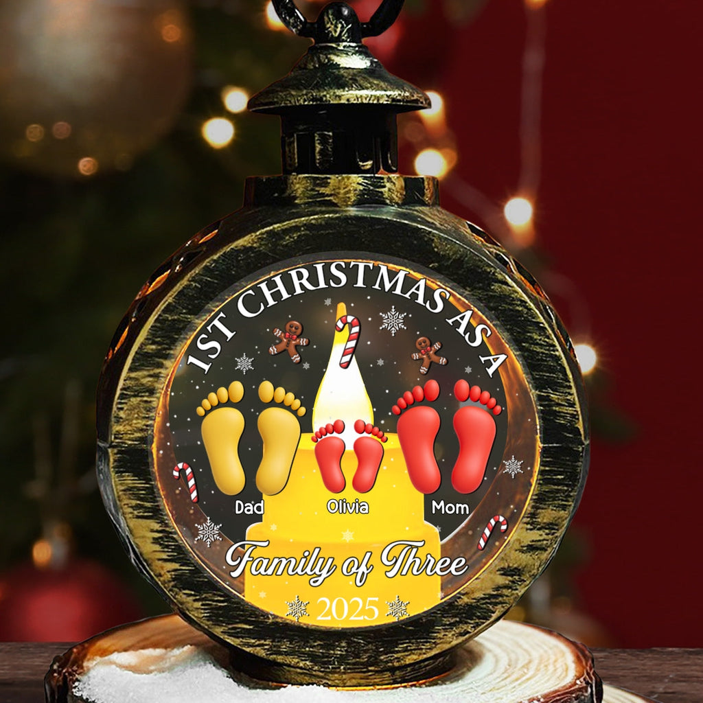 Our First Christmas - Personalized Custom Christmas Lantern