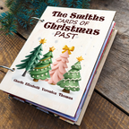 Personalized 3D Effect Soft Pine Tree Card Holder, Christmas Card Keeper, Holiday Card Keepsake Holder