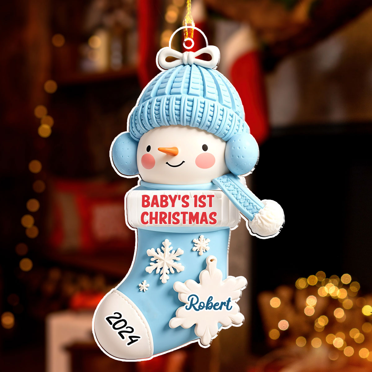 First Christmas - Personalized Custom Acrylic Ornament