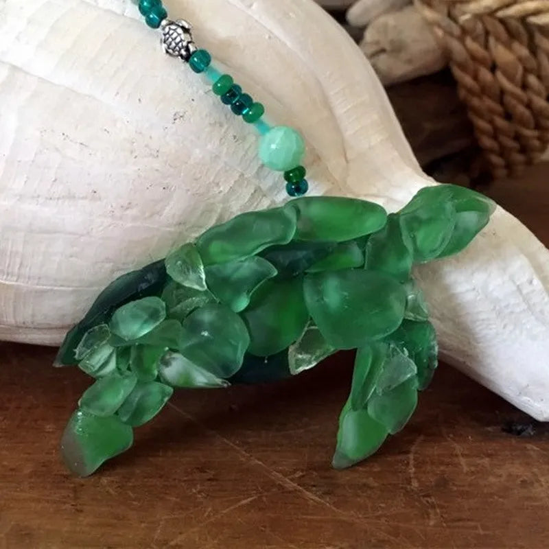 Beach Sea Glass Ornament
