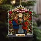 1st Christmas As Parent - Personalized Custom Acrylic Ornament