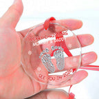Baby See You Soon - Personalized Custom Glass Ornament