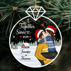 Our First Christmas Together - Personalized Custom Acrylic Ornament
