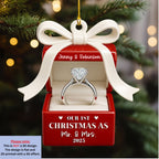First Christmas Couple - Personalized Custom Acrylic Ornament