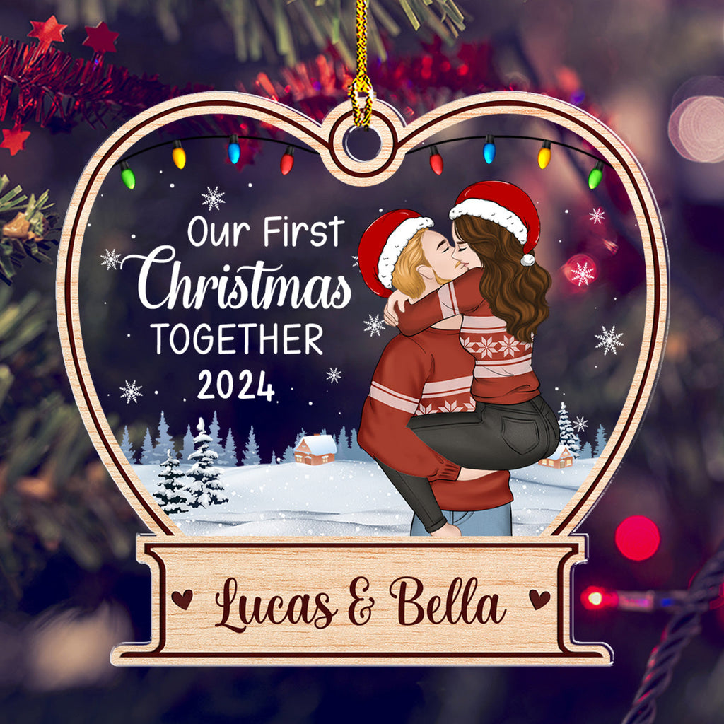 First Christmas Together - Personalized Custom Acrylic Ornament