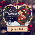 First Christmas Together - Personalized Custom Acrylic Ornament