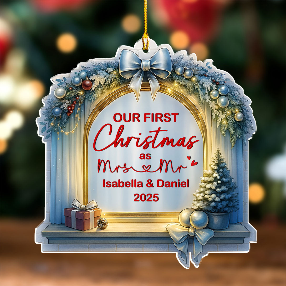 First Christmas - Personalized Custom Acrylic Ornament