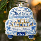 Our Wedding -  Personalized Custom Acrylic Ornament