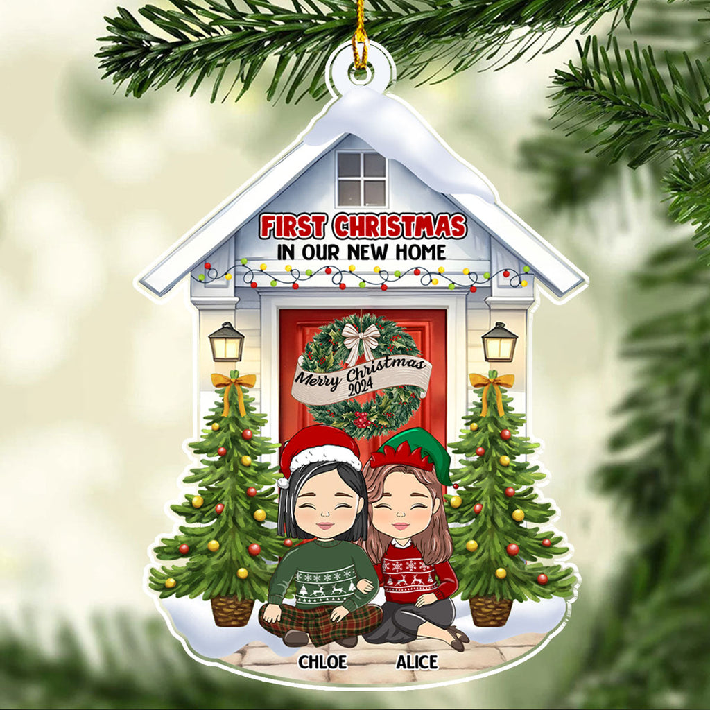 First Christmas In Our New Home - Personalized Custom Acrylic Ornament