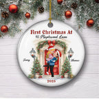 First Holiday Season As One - Personalized Custom Ceramic Ornament