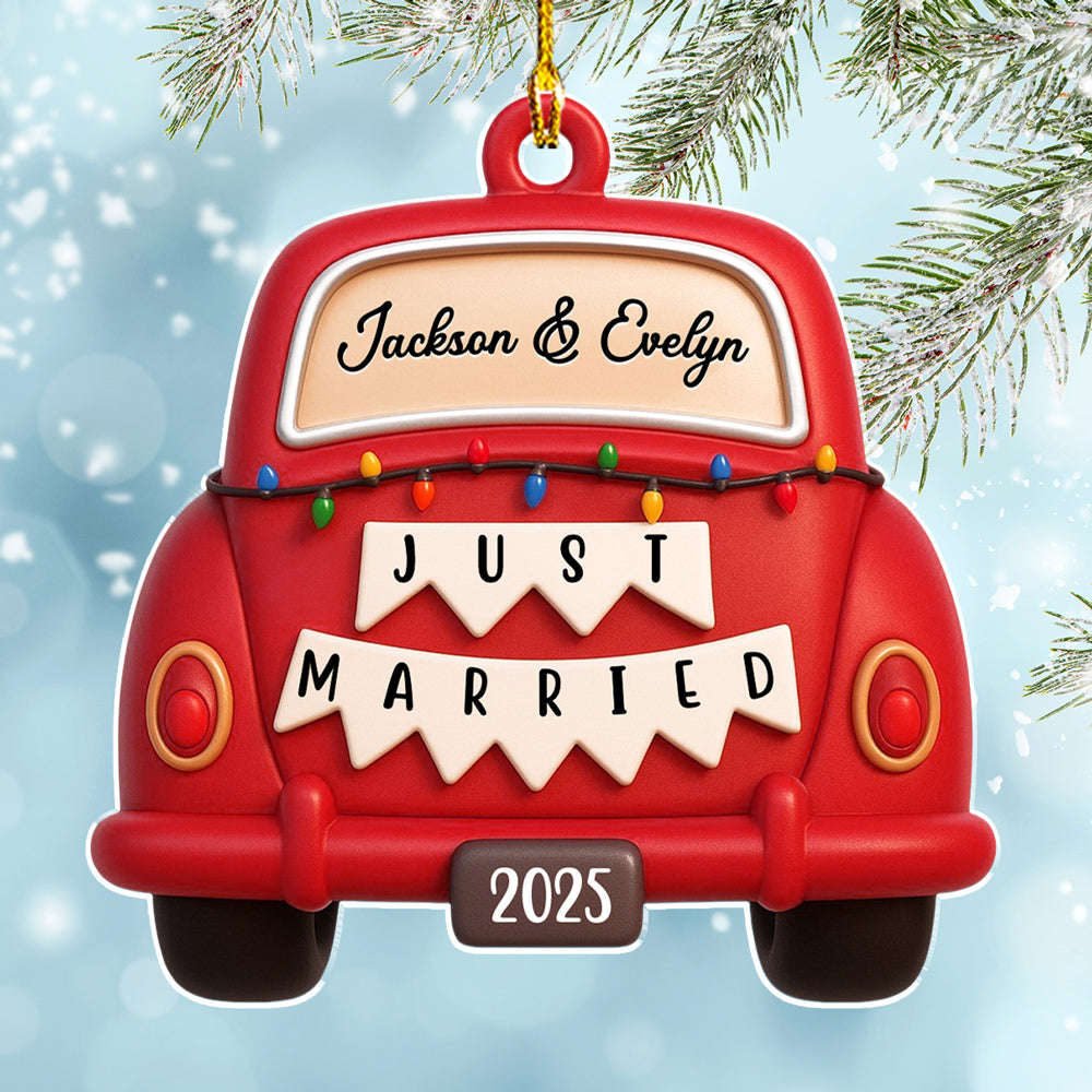 Marry Me - Personalized Custom Acrylic Ornament