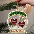 Our First Christmas Together - Personalized Custom Acrylic Shaker Ornament